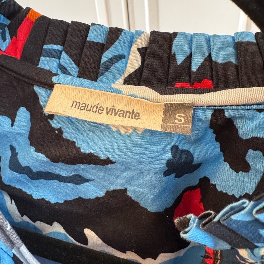 Colorful Patterned Women's Maude Vivante Top - Picture 4 of 4